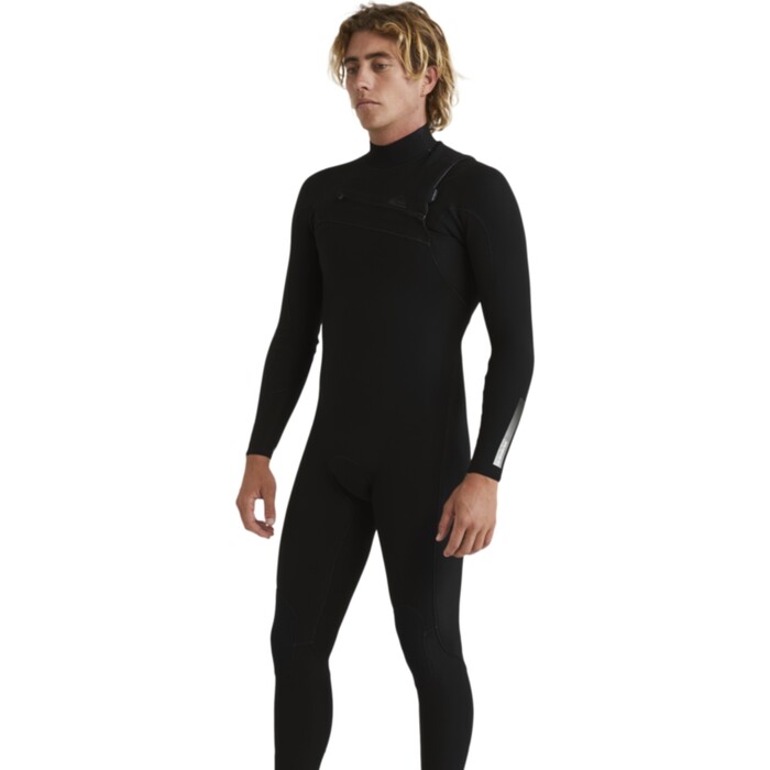 2024 Quiksilver Mens Highline 3/2mm Chest Zip Wetsuit EQYW103210 - Black